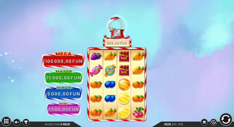 Sweet Candy Cash Stash – denarni kovanci v krogu Hold and Win